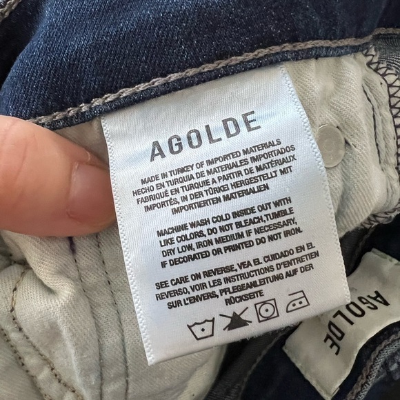 AGOLDE Sophie Crop Skinny Jeans - Size 27 - Picture 5 of 10